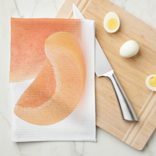 abrikozen, vers theedoek (Quarter Fold)