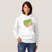 Abrikozen Vrouwen Hoodie (Voorkant volledig)