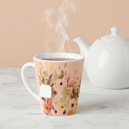 Abrikozen Waterverf Bloedtuin Latte Mok