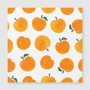 Abrikozen Waterverf Witte Achtergrond 