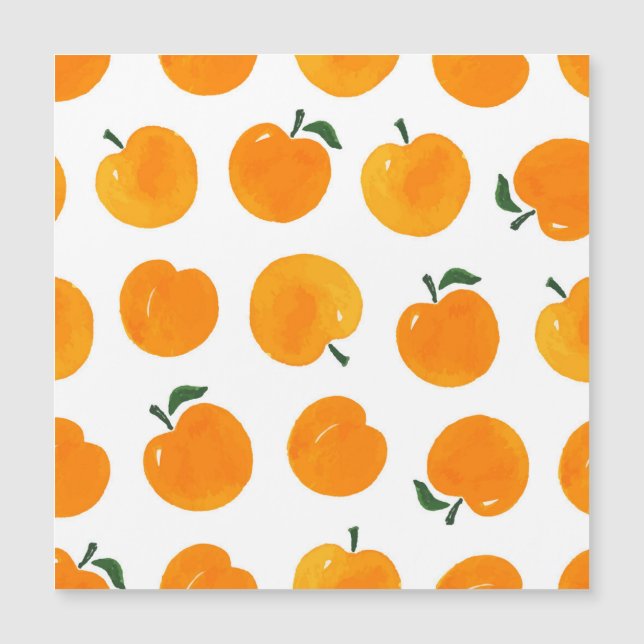 Abrikozen Waterverf Witte Achtergrond  (Voorkant)