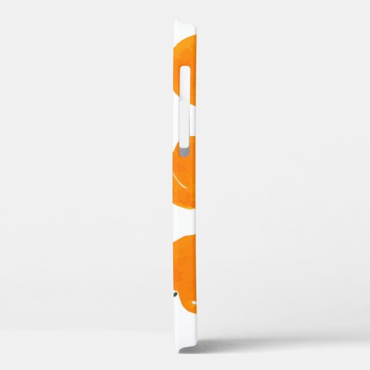 Abrikozen Waterverf Witte Achtergrond  Case-Mate iPhone Case (Achterkant / Links)