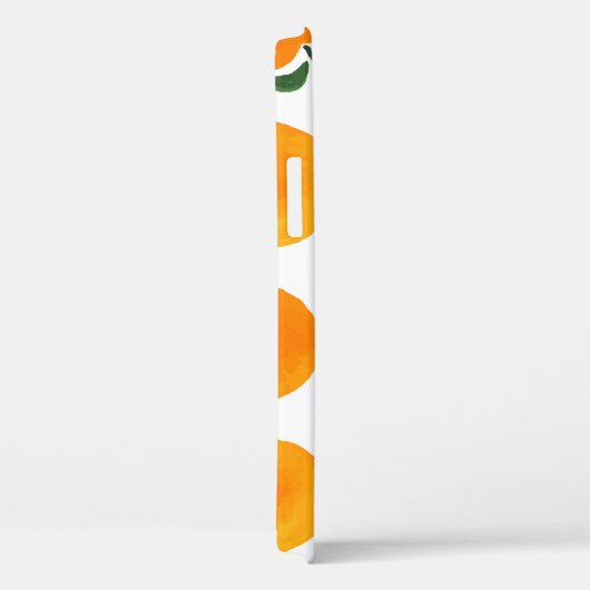 Abrikozen Waterverf Witte Achtergrond  Case-Mate iPhone Case (Achterkant / Rechts)