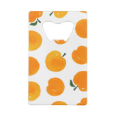 Abrikozen Waterverf Witte Achtergrond  Creditkaart Flessenopener (Achterkant)