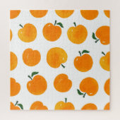 Abrikozen Waterverf Witte Achtergrond  Legpuzzel (Verticaal)