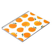 Abrikozen Waterverf Witte Achtergrond Notitieboek (Linkerzijde)