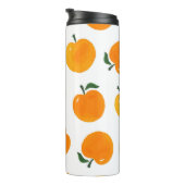 Abrikozen Waterverf Witte Achtergrond  Thermosbeker (Geroteerd rechts)