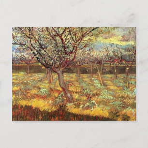Abrikozenbomen in bloei, Vincent van Gogh. Vinta Briefkaart