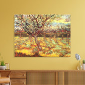 Abrikozenbomen in Blossom door Vincent van Gogh Canvas Afdruk (Insitu (Woonkamer))