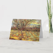 Abrikozenbomen in Blossom door Vincent van Gogh Kaart (Voorkant)