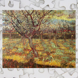 Abrikozenbomen in Blossom door Vincent van Gogh Legpuzzel