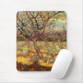 Abrikozenbomen in Blossom door Vincent van Gogh Muismat (Met muis)