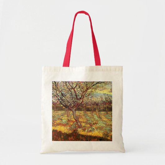 Abrikozenbomen in Blossom door Vincent van Gogh Tote Bag (Voorkant)