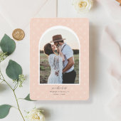 Abrikozenboog foto Bewaar de datum aankondiging