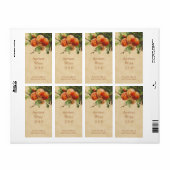 Abrikozenfles etiket (Full Sheet)