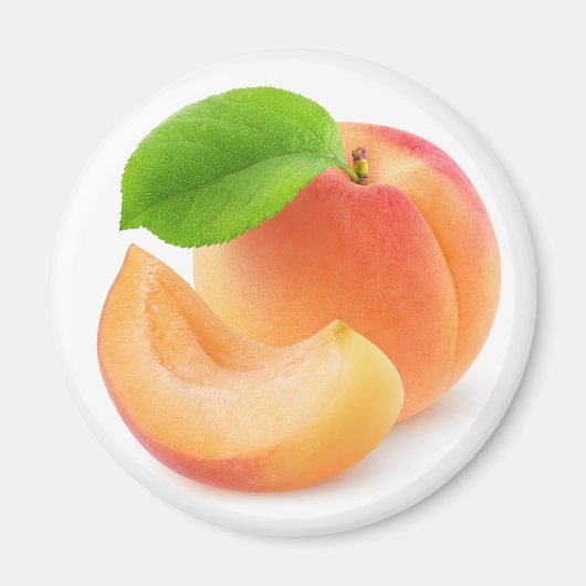 abrikozenfruit magneet (Voorkant)