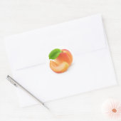 abrikozenfruit ronde sticker (Envelop)