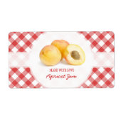 Abrikozenjam label (Voorkant)