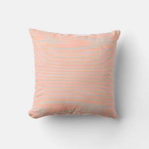 Abrikozenkleur Stripes Sjabloon Trendy Stijlvol Kussen