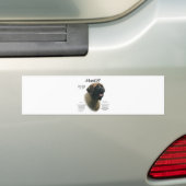 Abrikozenmastiff Geschiedenis Bumpersticker (Op auto)