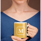 Abrikozenperfectie - Monogram Koffie Mok