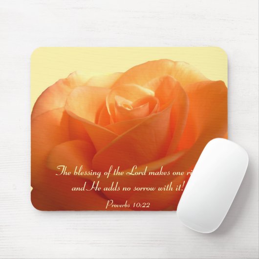 Abrikozenroos Muismat (Met muis)