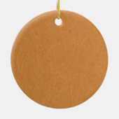 Abrikozensteenscheuren Keramisch Ornament (Achterkant)