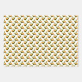  Abrikozenthematroon voor fruit Inpakpapier Vel (Voorkant 3)