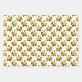  Abrikozenthematroon voor fruit Inpakpapier Vel (Voorkant 2)