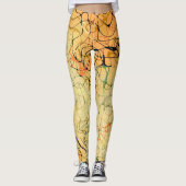 Abrikozenwerveling Leggings (Voorkant)