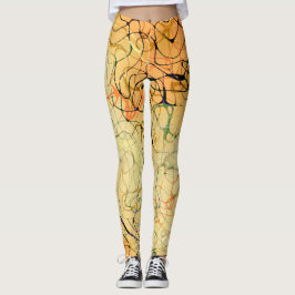 Abrikozenwerveling Leggings