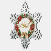 Abril Baby’s First Christmas Snowflake Ornament  (Rechts)