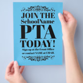 Abril PTA-folder Flyer (Hand)