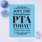 Abril PTA-folder Flyer (Enkel)