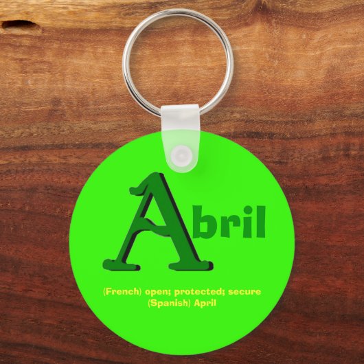 Abril Sleutelhanger (Voorkant)