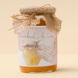 Abriot Jam Label Homemade met liefdesnaam