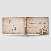 Abriot Lilies Vintage Wedding Gastenboek (Volledig)