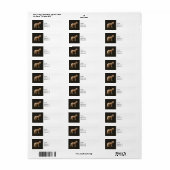 Abriot Poodle Etiket (Full Sheet)