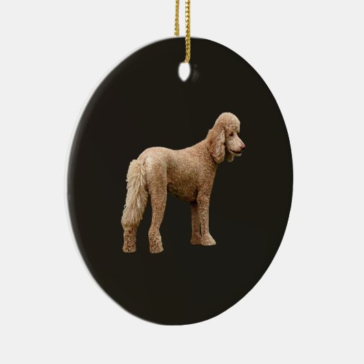Abriot Poodle Keramisch Ornament (Rechts)
