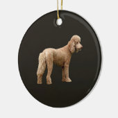 Abriot Poodle Keramisch Ornament (Links)