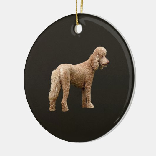 Abriot Poodle Keramisch Ornament (Links)