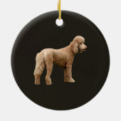 Abriot Poodle Keramisch Ornament (Achterkant)