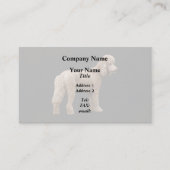 Abriot Poodle Visitekaartje (Voorkant)