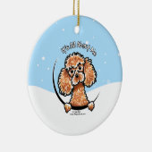 Abriot Speelgoed Poodle Keramisch Ornament (Rechts)