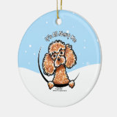 Abriot Speelgoed Poodle Keramisch Ornament (Links)