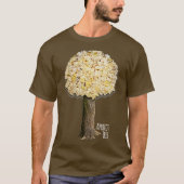 Abriot Tree Funny Clever Popcorn Popping LDS T-shirt (Voorkant)
