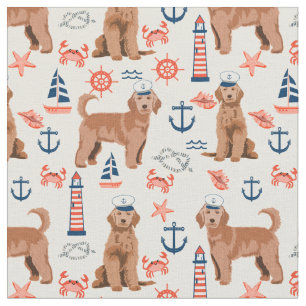 Abrit Golden Doodle nautisch Stof