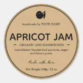 Abrit Jam Jar Label Packaging Design (Voorkant)