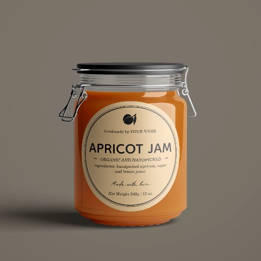 Abrit Jam Jar Label Packaging Design