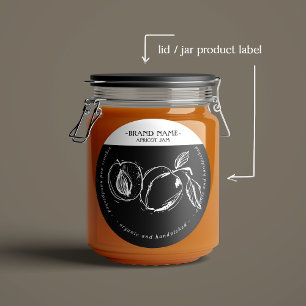 Abrit Jam Jar Label Packaging Design